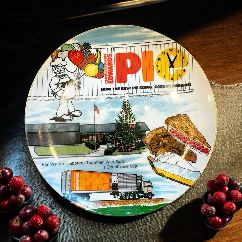 Limited Edition Edwards Baking Company Decorative Plate